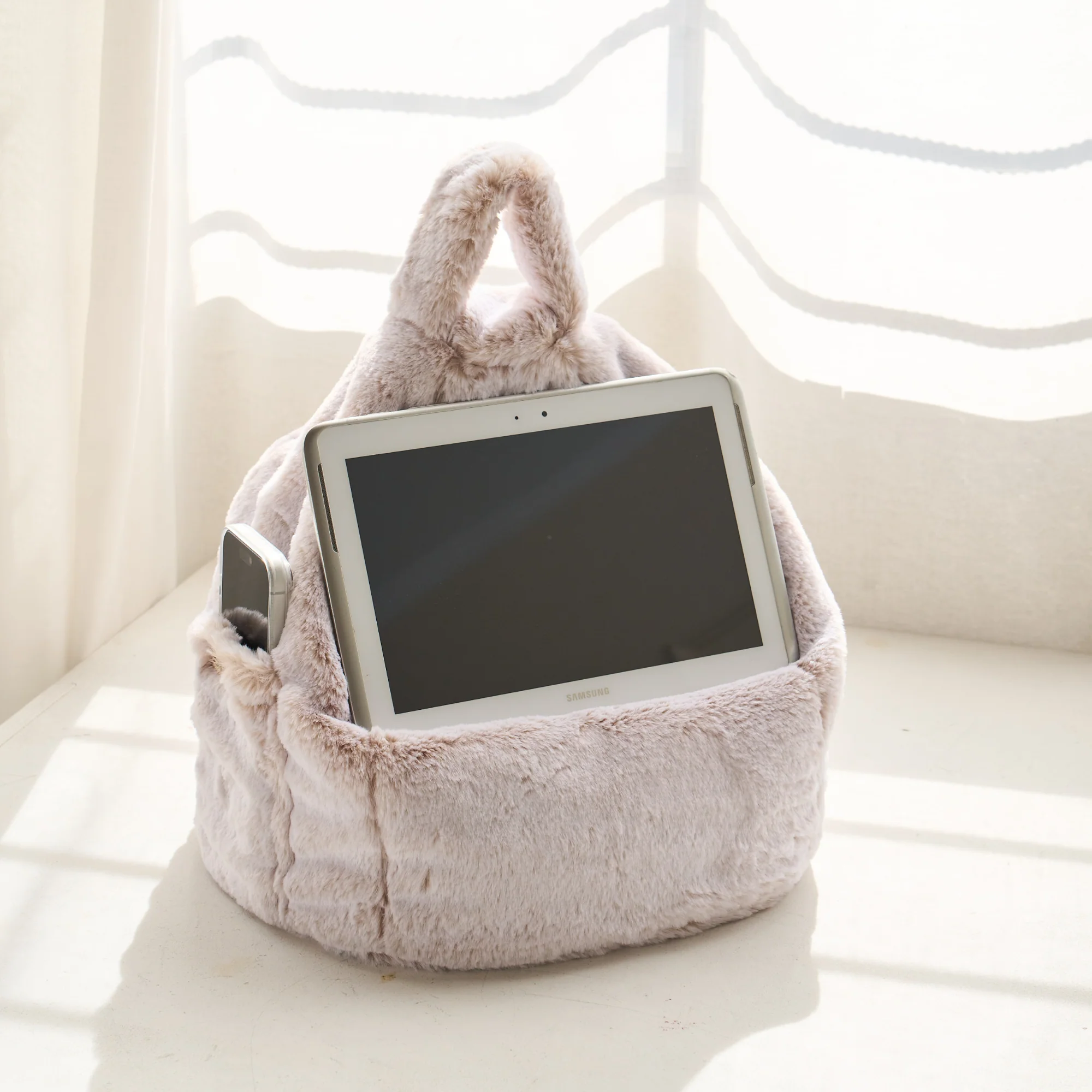 ARTESTIA LAP POUF LIGHT TAN - Image 3