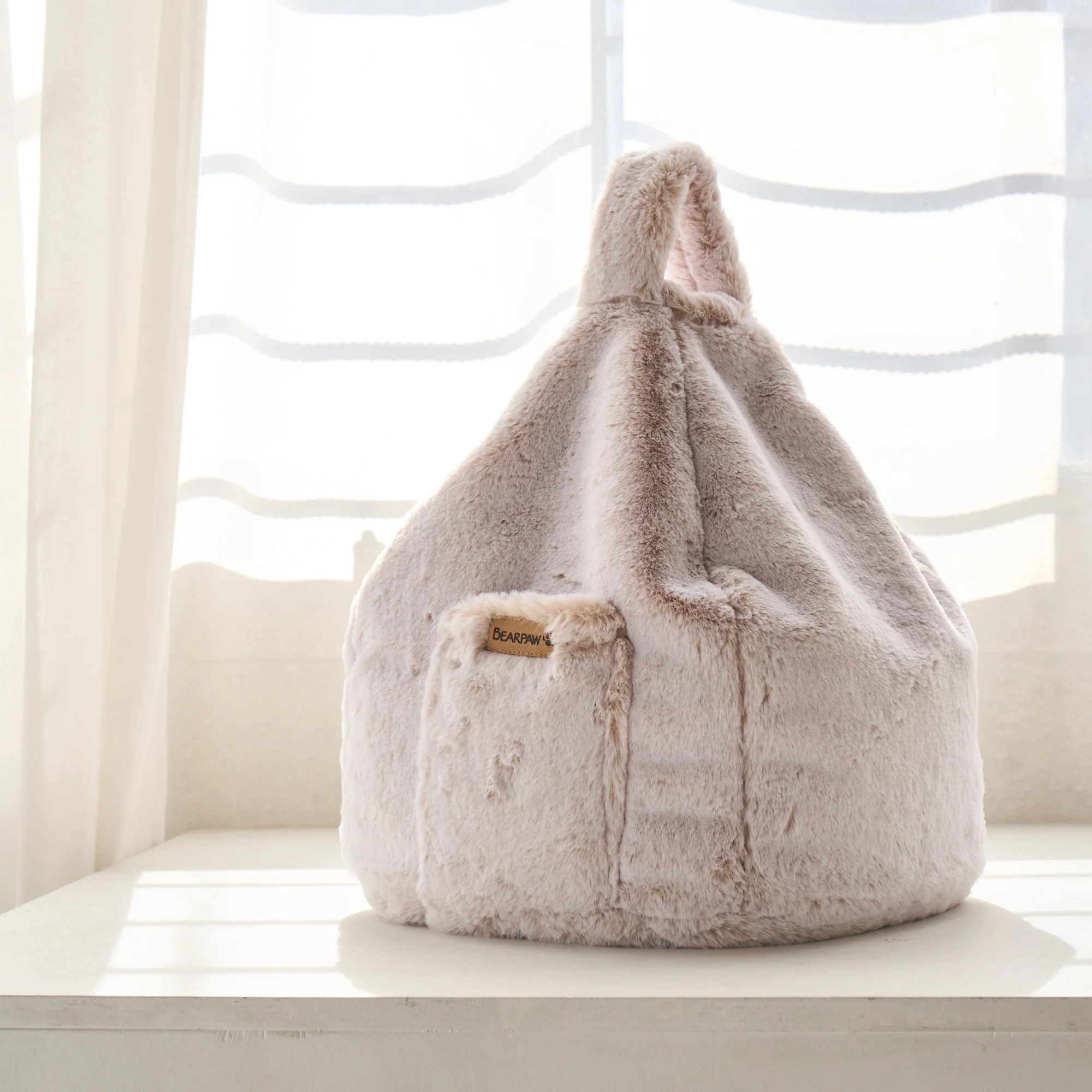 ARTESTIA LAP POUF LIGHT TAN - Image 4