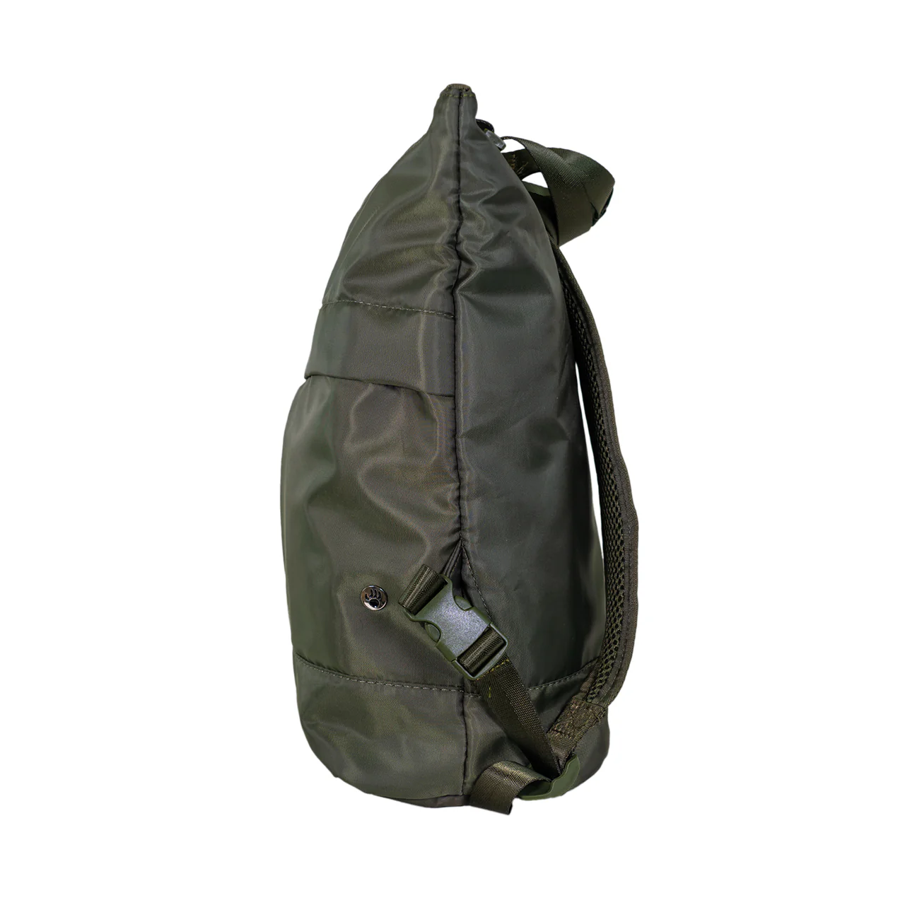 CONVERTIBLE NYLON TOTE / BACKPACK DARK OLIVE - Image 3