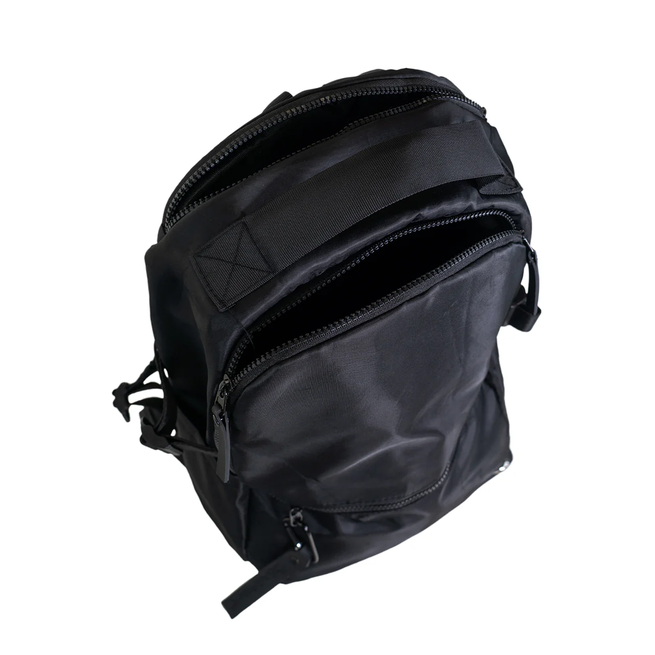 SPORTY NYLON SQUARE BACKPACK BLACK - Image 5