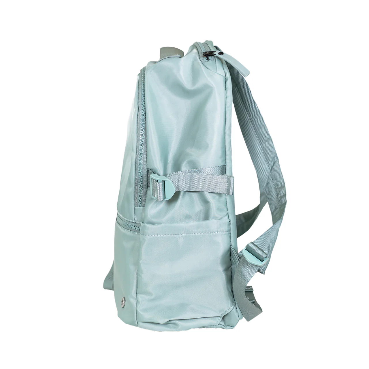SPORTY NYLON SQUARE BACKPACK SAGE - Image 3